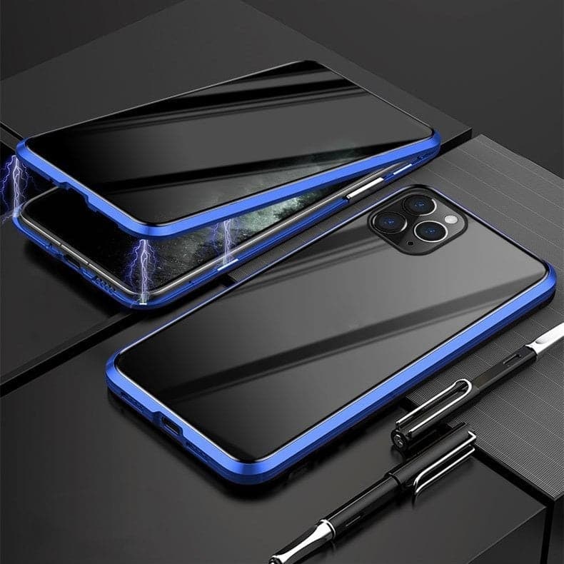 Magnetic Phone Case with Privacy Glass
