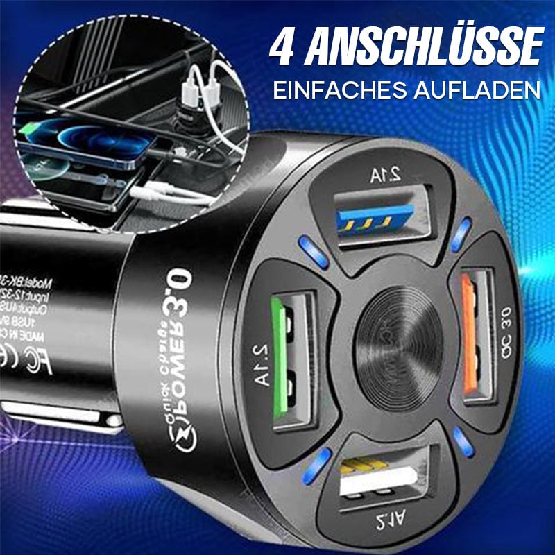 4-IN-1 quick charging port for car