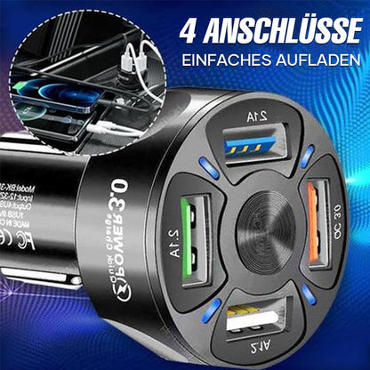 4-IN-1 quick charging port for car