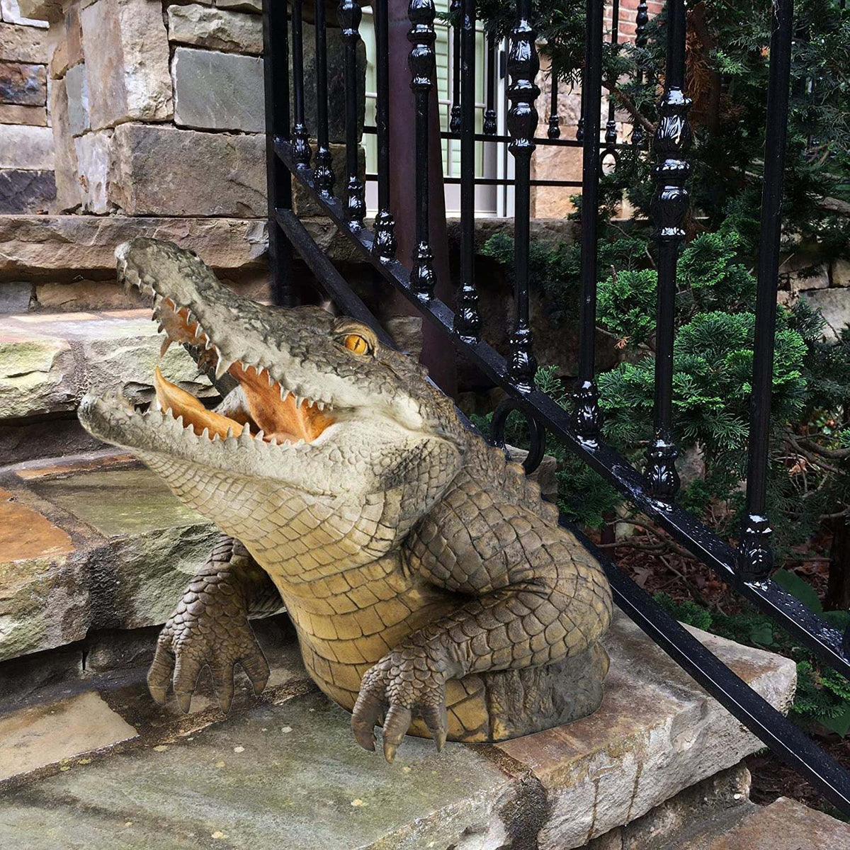 Crocodile Garden Decoration