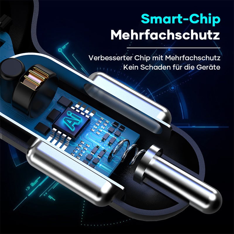 4-IN-1 quick charging port for car