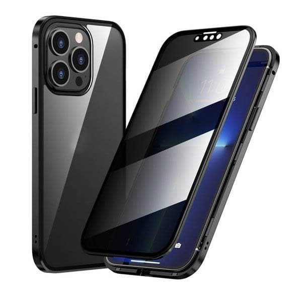 Magnetic Phone Case with Privacy Glass