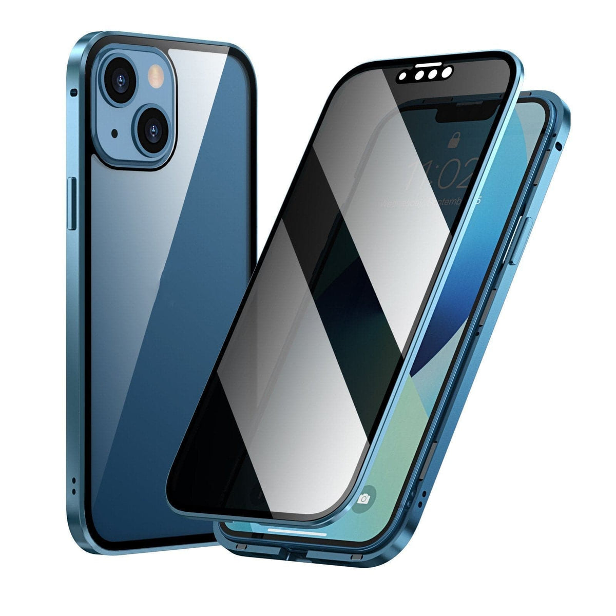 Magnetic Phone Case with Privacy Glass