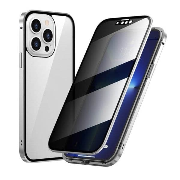 Magnetic Phone Case with Privacy Glass