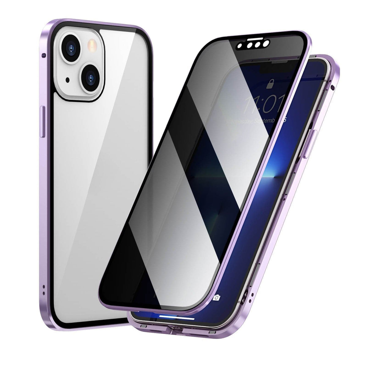 Magnetic Phone Case with Privacy Glass