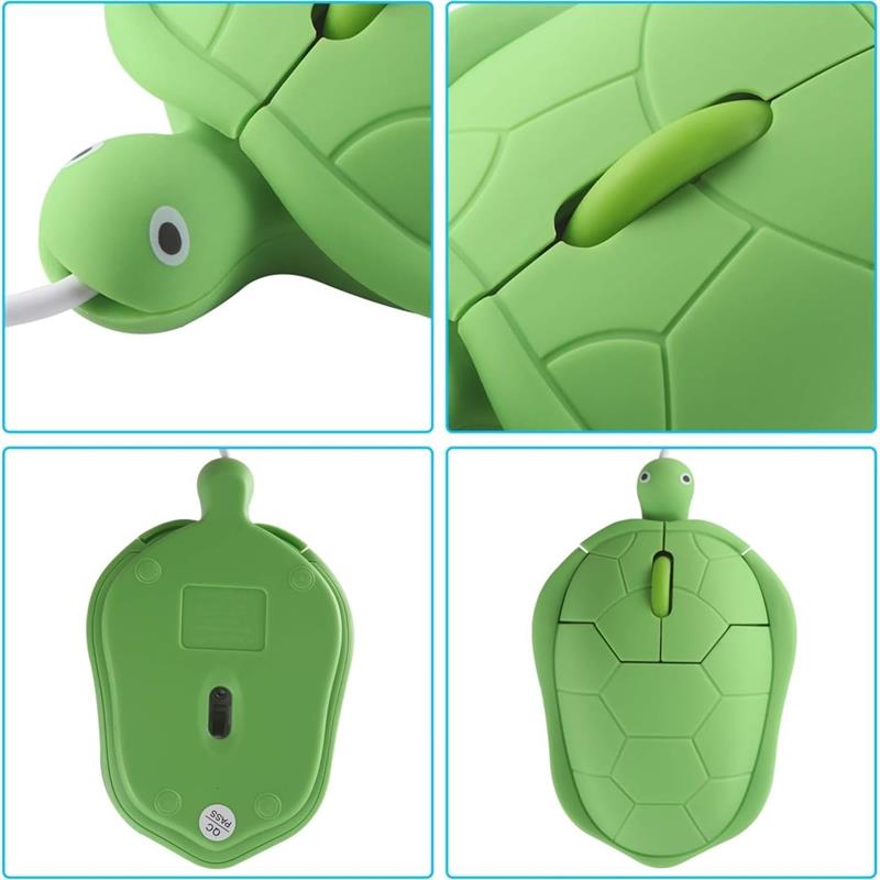 Cute Turtle Cartoon Wireless Mouse Laptop - Kids Gift Mause