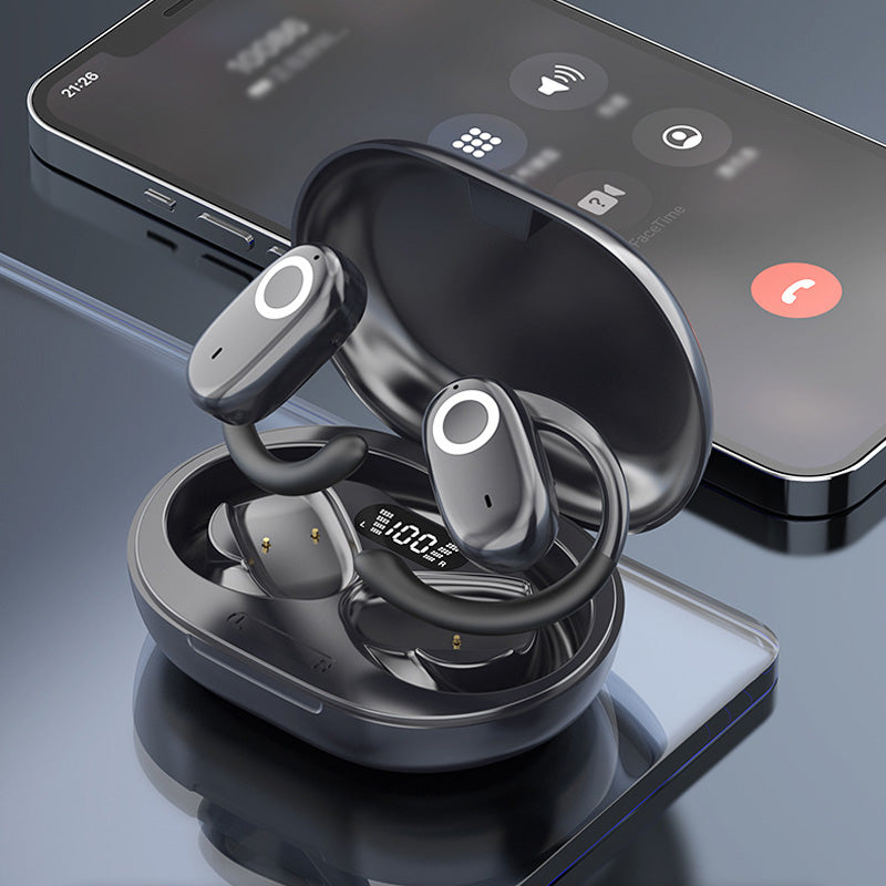 Christmas Gift - Bluetooth Wireless Sports Earbuds with Rotatable Earhooks