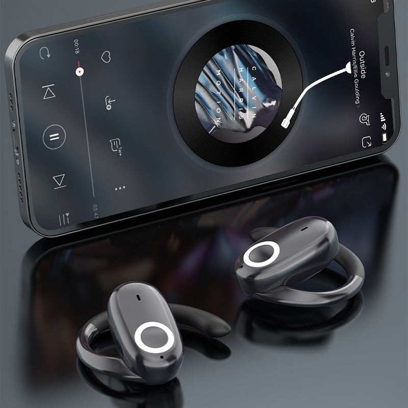 Christmas Gift - Bluetooth Wireless Sports Earbuds with Rotatable Earhooks