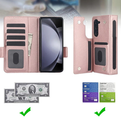 Multifunctional Leather Case for compatible device Z Fold 3/4/5