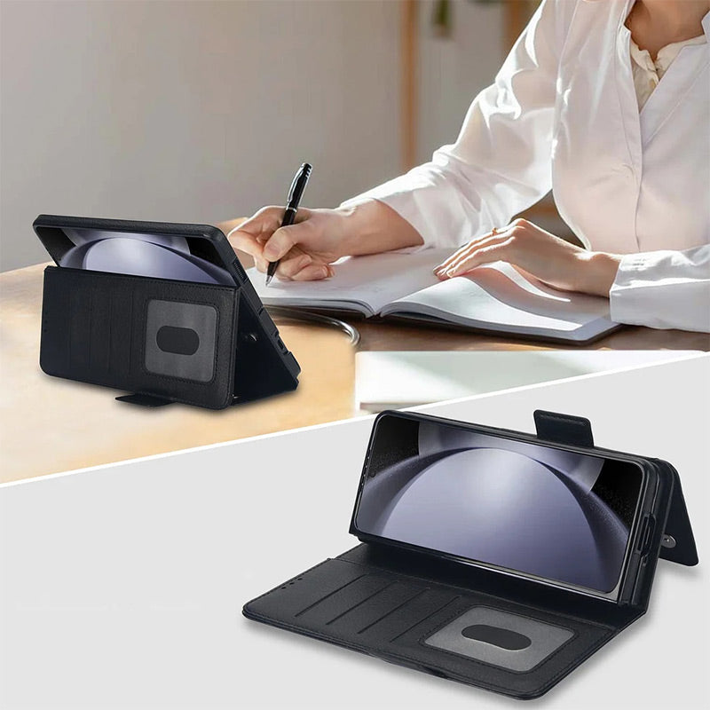 Multifunctional Leather Case for compatible device Z Fold 3/4/5