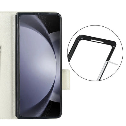 Multifunctional Leather Case for compatible device Z Fold 3/4/5