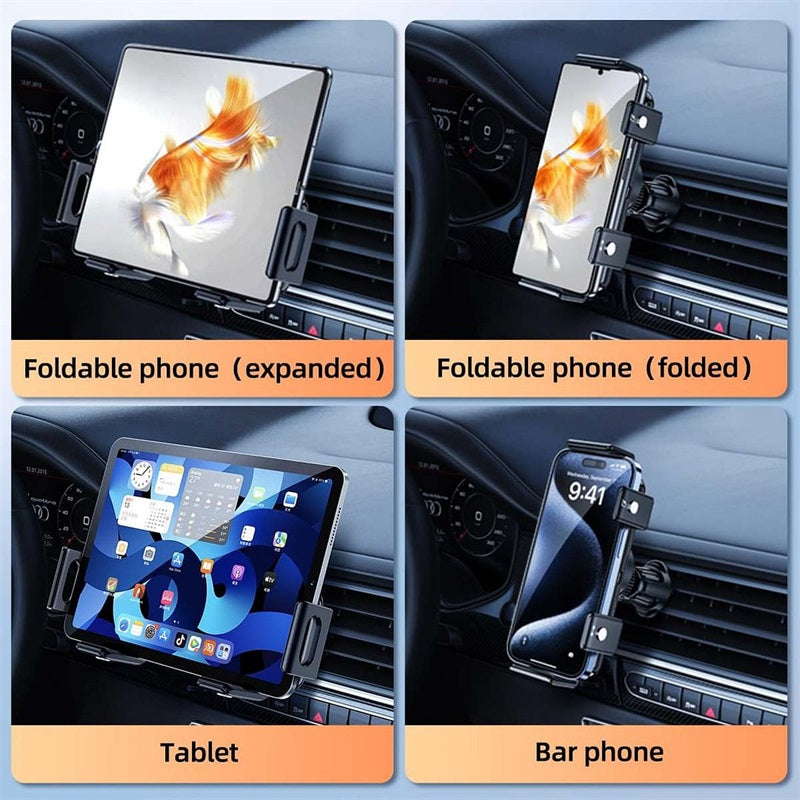 Dual Coil Wireless Car Charger Phone Mount