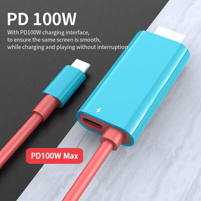 USB-C to HDMI Adapter Cable for compatible device