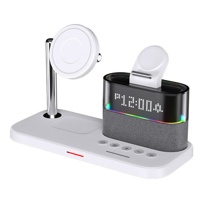 3-in-1 Wireless Charging Station with Alarm Clock
