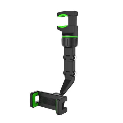 Soporte multifuncional para teléfono en el espejo retrovisor