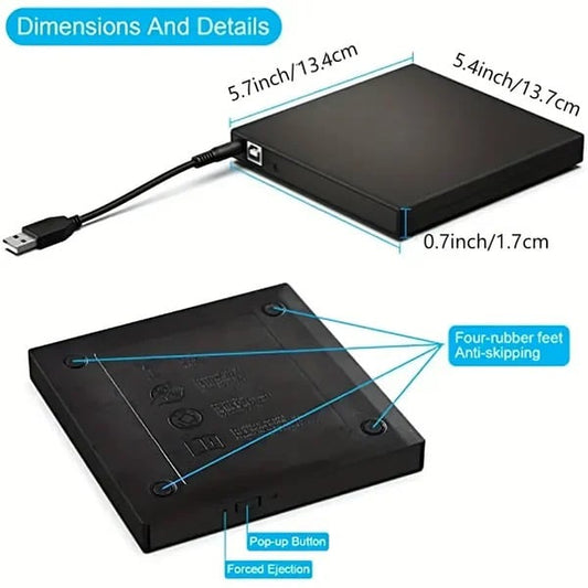 External CD/DVD Drive for Laptops