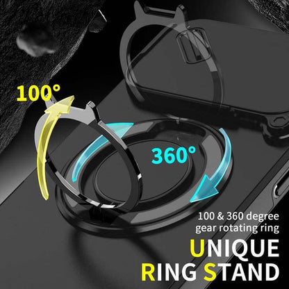 Magnetic Phone Case with Ring Stand For compatible device