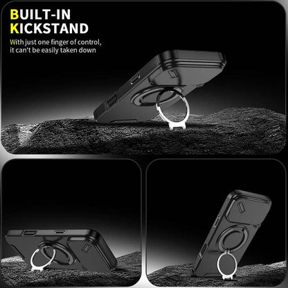 Magnetic Phone Case with Ring Stand For compatible device