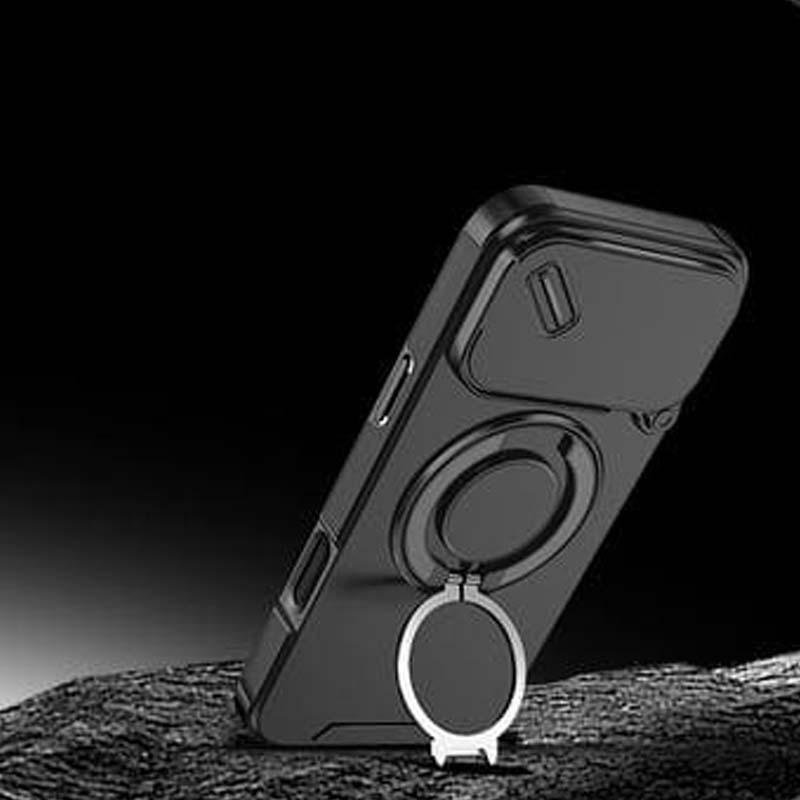 Magnetic Phone Case with Ring Stand For compatible device