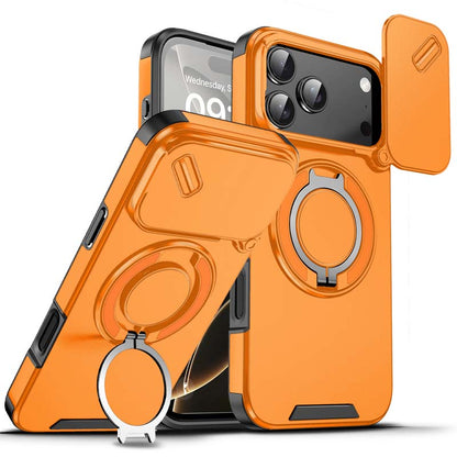 Magnetic Phone Case with Ring Stand For compatible device