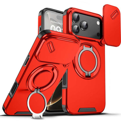 Magnetic Phone Case with Ring Stand For compatible device