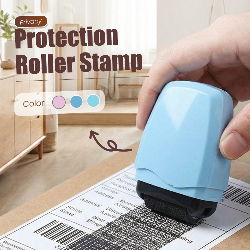 Privacy Roller Stamp – Hide personal info instantly. No shredding needed. Refillable & portable