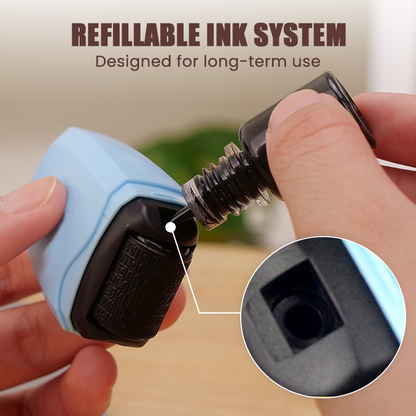 Privacy Roller Stamp – Hide personal info instantly. No shredding needed. Refillable & portable