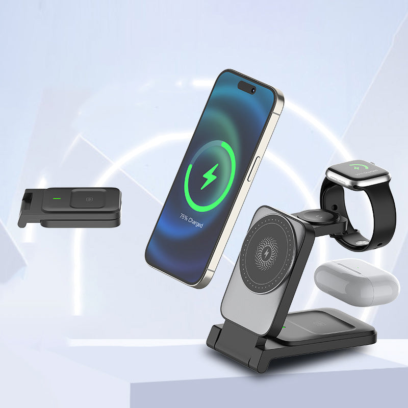 3-in-1 Foldable Magnetic Wireless Charger