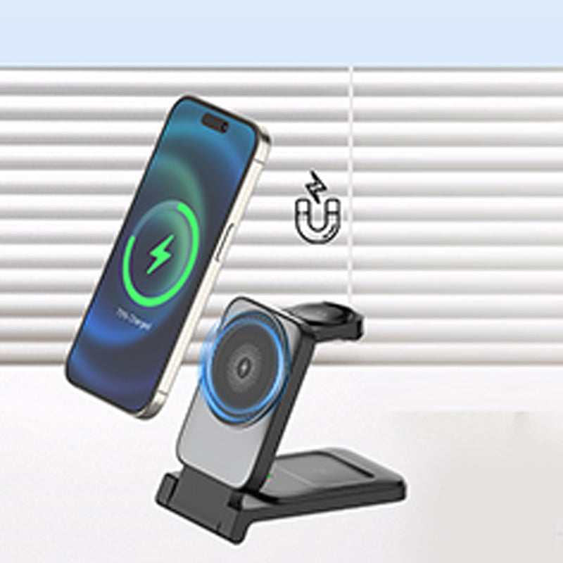 3-in-1 Foldable Magnetic Wireless Charger