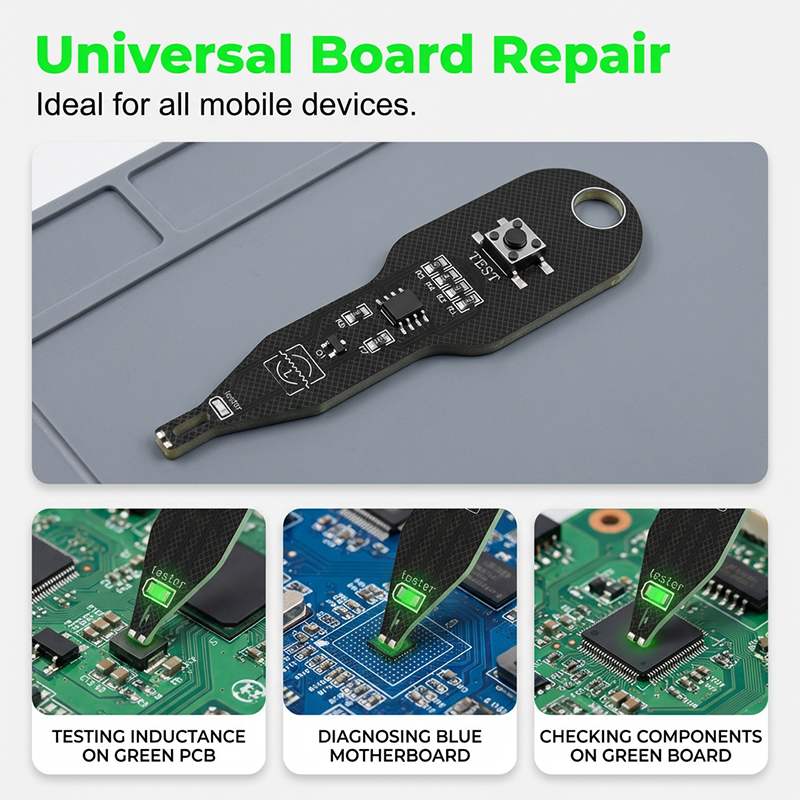 Electromagnetic Induction Circuit Tester – LED Inductor Testing Pen for Phone Motherboard Repair